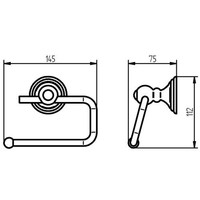 Toiletrolhouder Haceka Allure Chroom