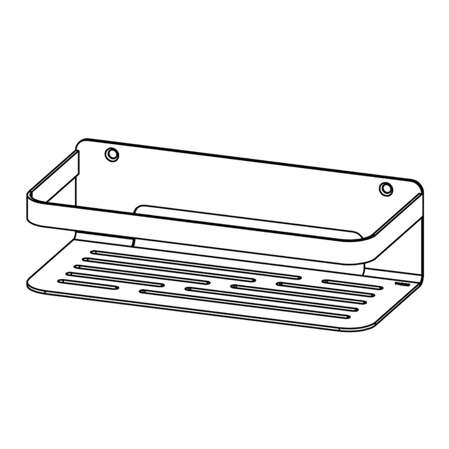 Flaconhouder Tiger Caddy RVS Geborsteld