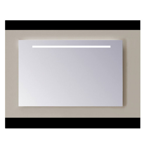 Spiegel Sanicare Q-mirrors Zonder Omlijsting 60 x 120 cm Warm White LED PP Geslepen 