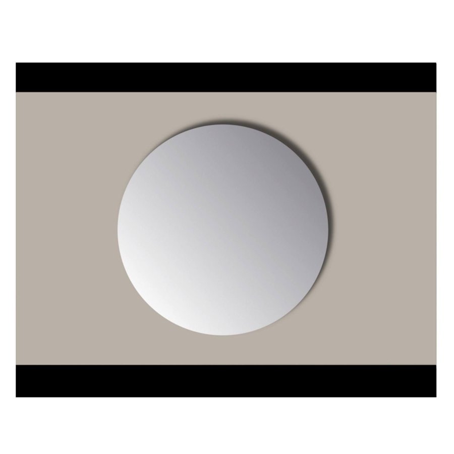 Spiegel Rond Sanicare Q-mirrors Zonder Omlijsting 80 cm PP Geslepen