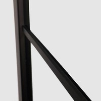 AQS Inloopdouche Frame 60x200 cm 8mm NANO Glas Mat Zwart Raster