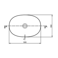 Wastafel Ideavit Colidcliff Staand Model 50x35x90 cm Solid Surface Mat Wit