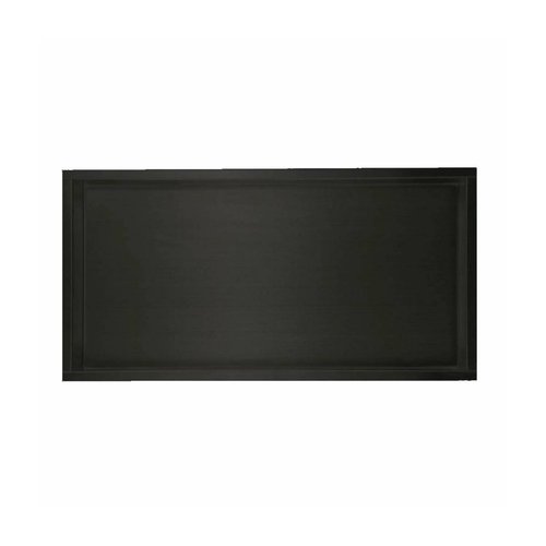 Inbouwnis Sanilux Wandmontage 60x30 cm Mat Zwart 