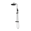 Brauer Regendouche Brauer Black Showerpipe met Thermostaat 30cm 3 Standen Mat Zwart