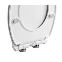 Toiletzitting Allibert System Soft-Close Afklikbaar Glanzend Wit