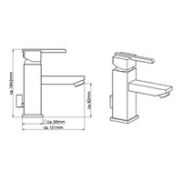 Wastafel Mengkraan Schutte Frog Chroom