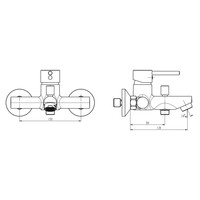 Badmengkraan Schutte Laurana Chroom