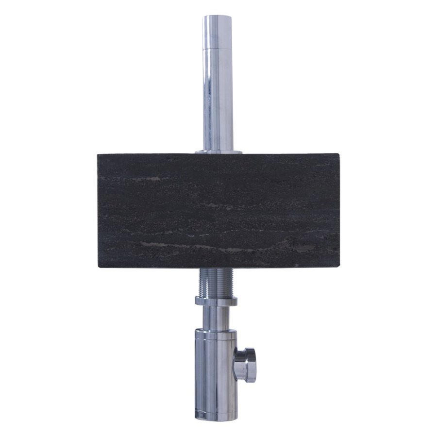 Fonteinset Differnz Furan 40x23x11 cm Kalksteen Zwart