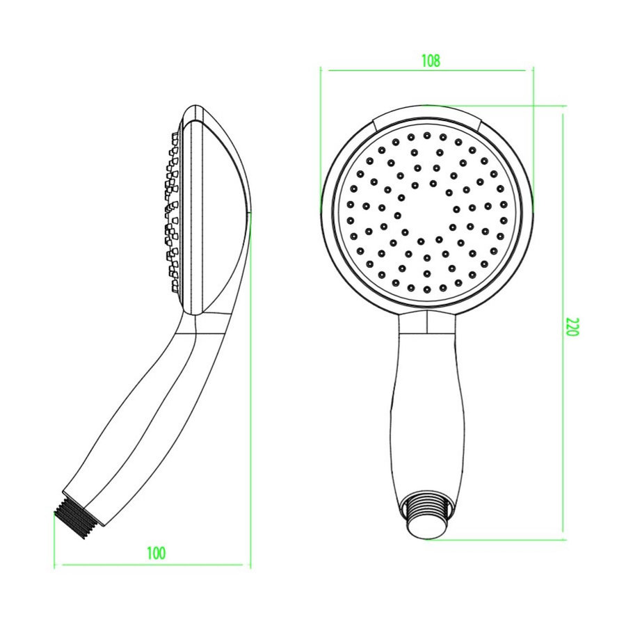 Handdouche Schutte Verona 3 Functies Chroom