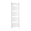 Sapho Handdoekradiator Sapho Aqualine Radiators Gebogen 186.8x60 cm Wit