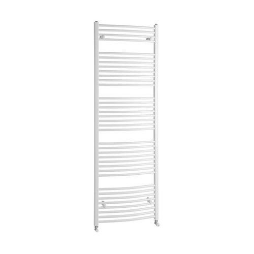 Handdoekradiator Sapho Aqualine Radiators Gebogen 186.8x60 cm Wit 