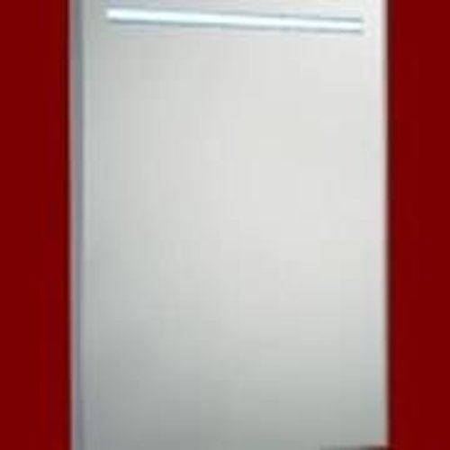 Spiegel 58Cm Aluminium Met Led Verlichting En Schakelaar 