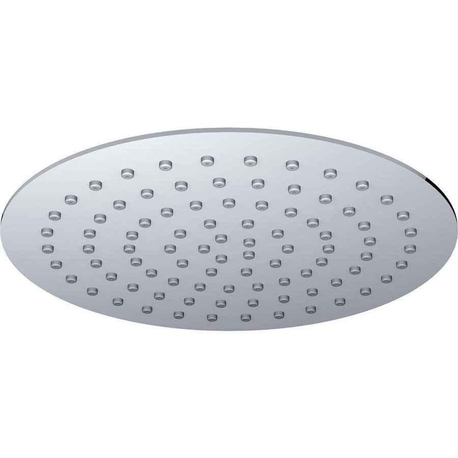 Luxe Rvs Hoofddouche Rond 200Mmx2Mm Chroom Ultra Plat Chroom