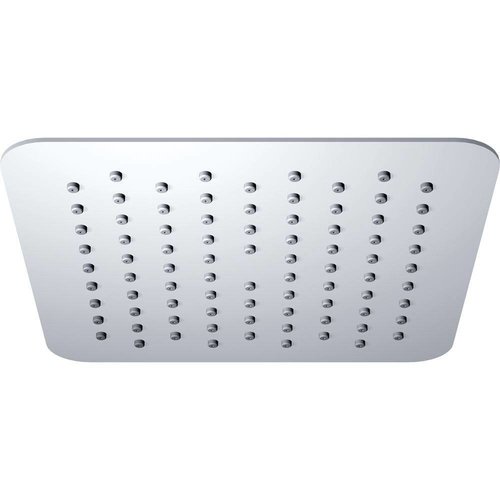 Ufo Luxe Hoofddouche Vierkant 200Mm Ultra Plat Chroom 