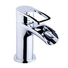 Aqua Splash Wastafelkraan Demeter Laag Met Waterval Met Klikwaste Chroom