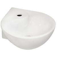 Kratos Keramische Hoek-Fontein 35X35X14,5 Cm Wit