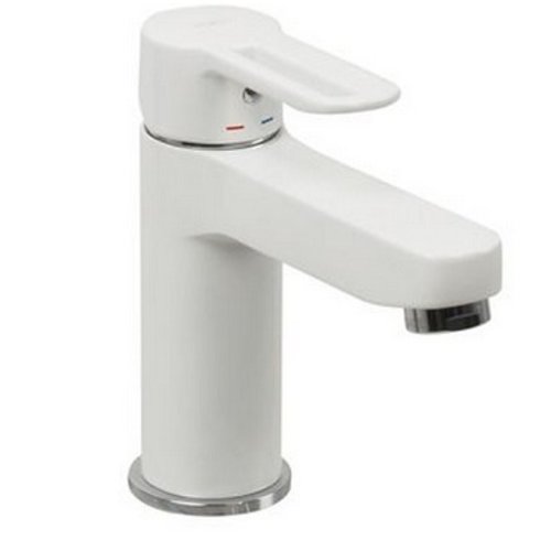 New Road Wastafelkraan Met Waste Wit 