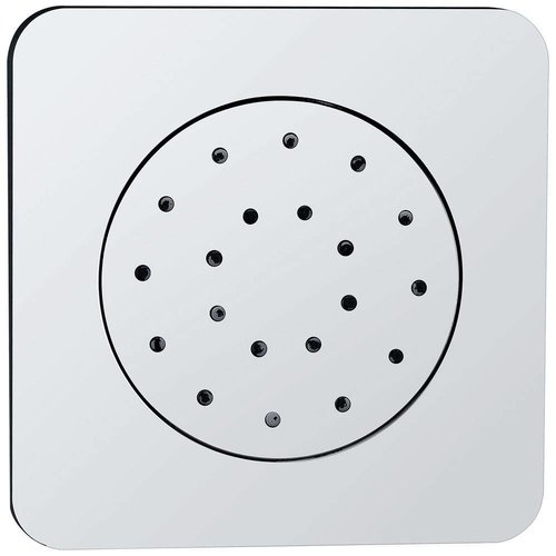 Inbouw Verstelbare Zijdouche Vierkant 135Mm Abs Chroom 