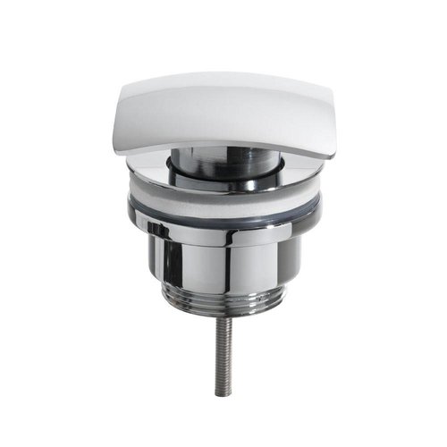 Luxe Vierkante Clickwaste 5/4" Chroom 