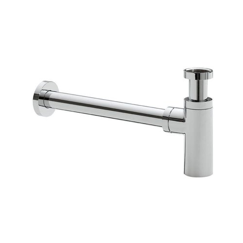 Bekersifon Rond Chroom 11/4 Incl Muurbuis En Rozet 