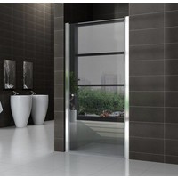 Nisdeur Met Profiel 60/70/80/90/100X200 Cm 8 Mm VeiligheidsglasNisdeur Met Profiel 60/70/80/90/100X202 Cm 8 Mm Veiligheidsglas