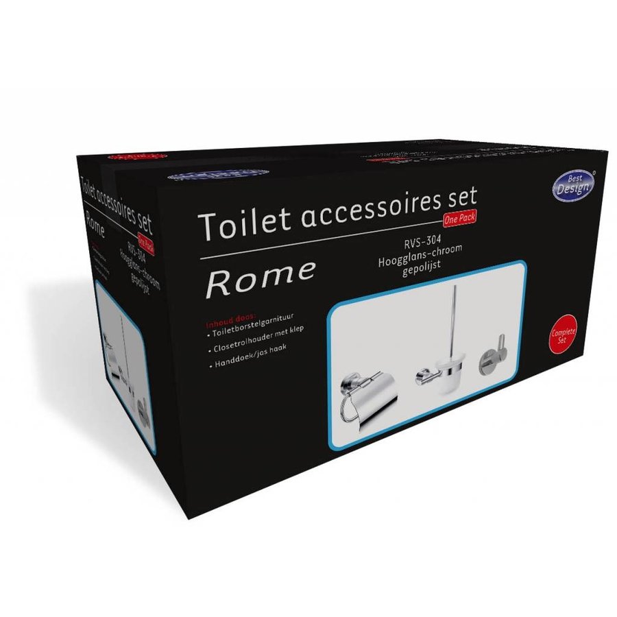 Rome Toilet Accessoires Set