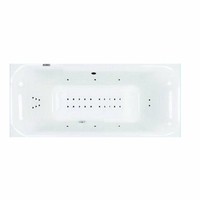 O.Novo Whirlpool Vierkant 180X80X48 Cm Sportpakket Deluxe