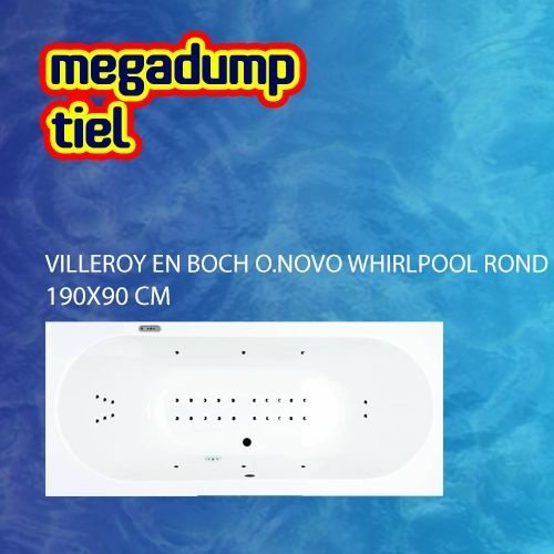 O.Novo Whirlpool Rond 190X90X50 Cm Sportpakket Deluxe 