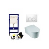 Geberit Up100 Toiletset 41 Aqua Splash Arco Diepspoel Met Delta Drukplaat