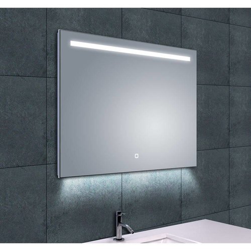 Ambi+ Condensvrije Spiegel 80X60 Cm Met Dimbare Led Verlichting 