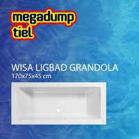 Ligbad Grandola Wit 170X75X45 Cm