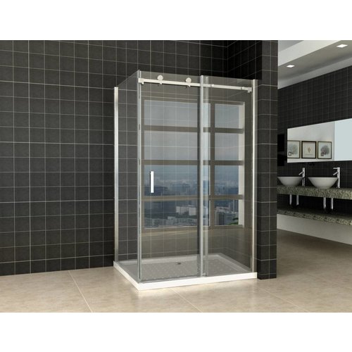 NIET MEER LEVERBAAR Douchecabine Schuifdeur 140X90X200 Cm 8 Mm Glas Met Nano Coating 