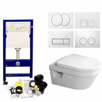 Up100 Toiletset 20 Villeroy & Boch Omnia Architectura Directflush Met Bril En Drukplaat