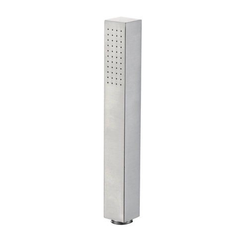 304-Staafhanddouche Vierkant Rvs 