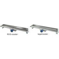 Rvs Tegelrooster Tbv Douchegoot 50X7