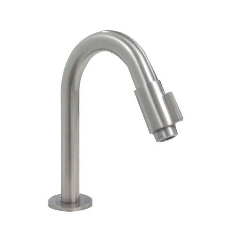 Toiletkraan Ore Dimpel Ronde Uitloop Rvs