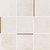 Arcana Mozaiek Arcana Avelin Sand 30x30 cm Creme met Goud Detail (Prijs per 1,08 M2)