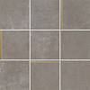 Arcana Mozaiek Arcana Avelin Niquel 30x30 cm Donker Grijs met Goud Detail (Prijs per 1,08 M2)