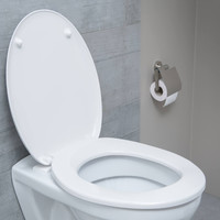 Toiletzitting Schutte White Duroplast Soft Close Wit