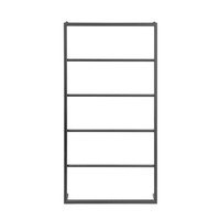 Handdoekrek Sapho SKA Industrial Hangend 115.4x60 cm Mat Zwart