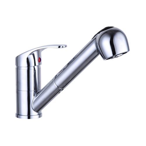 Keukenmengkraan Schutte Diziani Met Uittrekbare Sproeier Lage Druk Chroom 