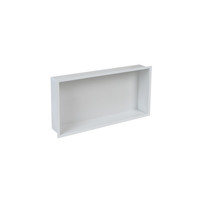 Inbouwnis Plieger Inbox Wand Met Flens 60x30x7.5cm Waterproof Wit