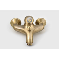 Opbouw Badkraan Sapho Kirk� Mengkraan Retro Kristal 1-hendel 11.5 cm Brons