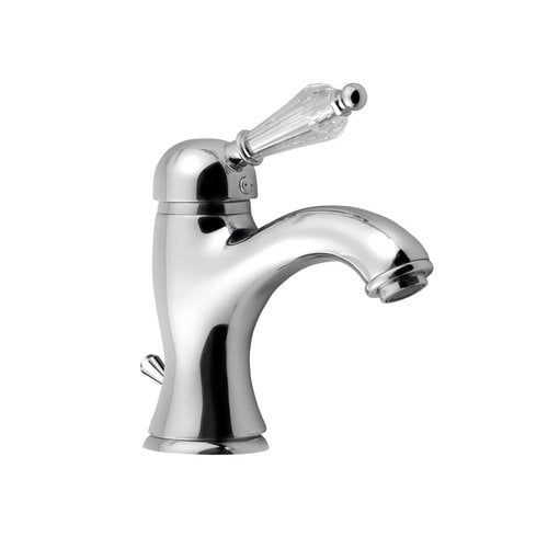 Wastafelmengkraan Sapho Kirk� Retro Kristal 1-hendel Gebogen 18.2 cm Chroom (incl. clickwaste) 