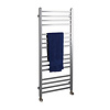 Sapho Handdoekradiator Sapho Metro Recht 45x89 cm Zilver