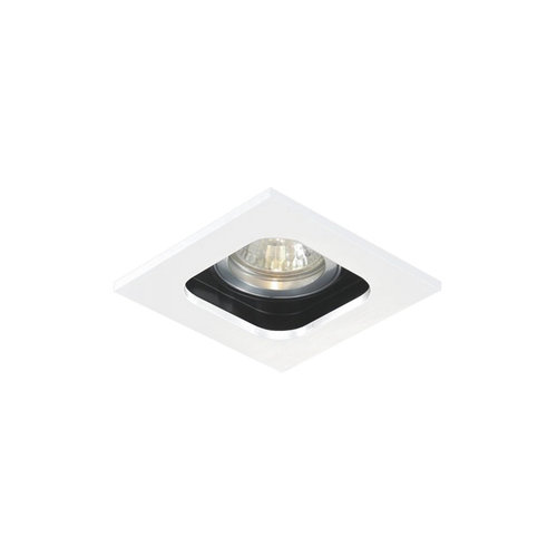 Inbouwspot BWS Led Vierkant 10x10cm Aluminium Wit 