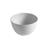 Waskom Sapho Dome Rond 44.5x22.5 cm Keramiek Wit