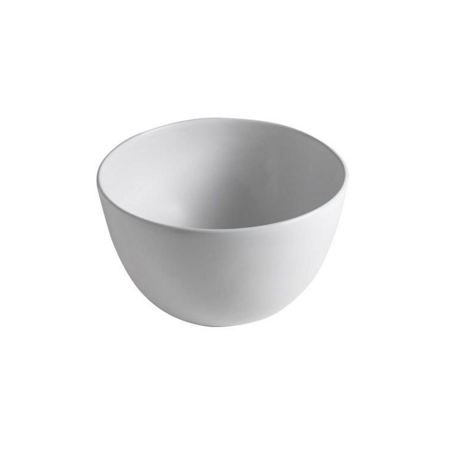Waskom Sapho Dome Rond 44.5x22.5 cm Keramiek Wit
