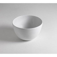 Waskom Sapho Dome Rond 44.5x27 cm Keramiek Wit