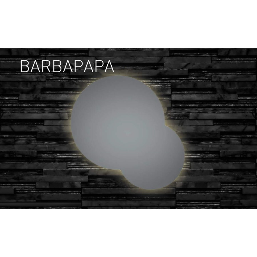 Badkamerspiegel Martens Design Barbapapa (alle maten, verlichting optioneel)